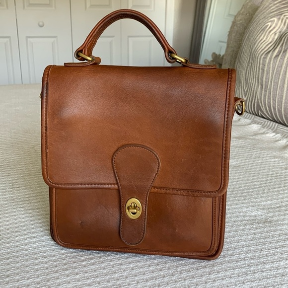 Coach Brown Leather Satchel - Picture 2 of 14